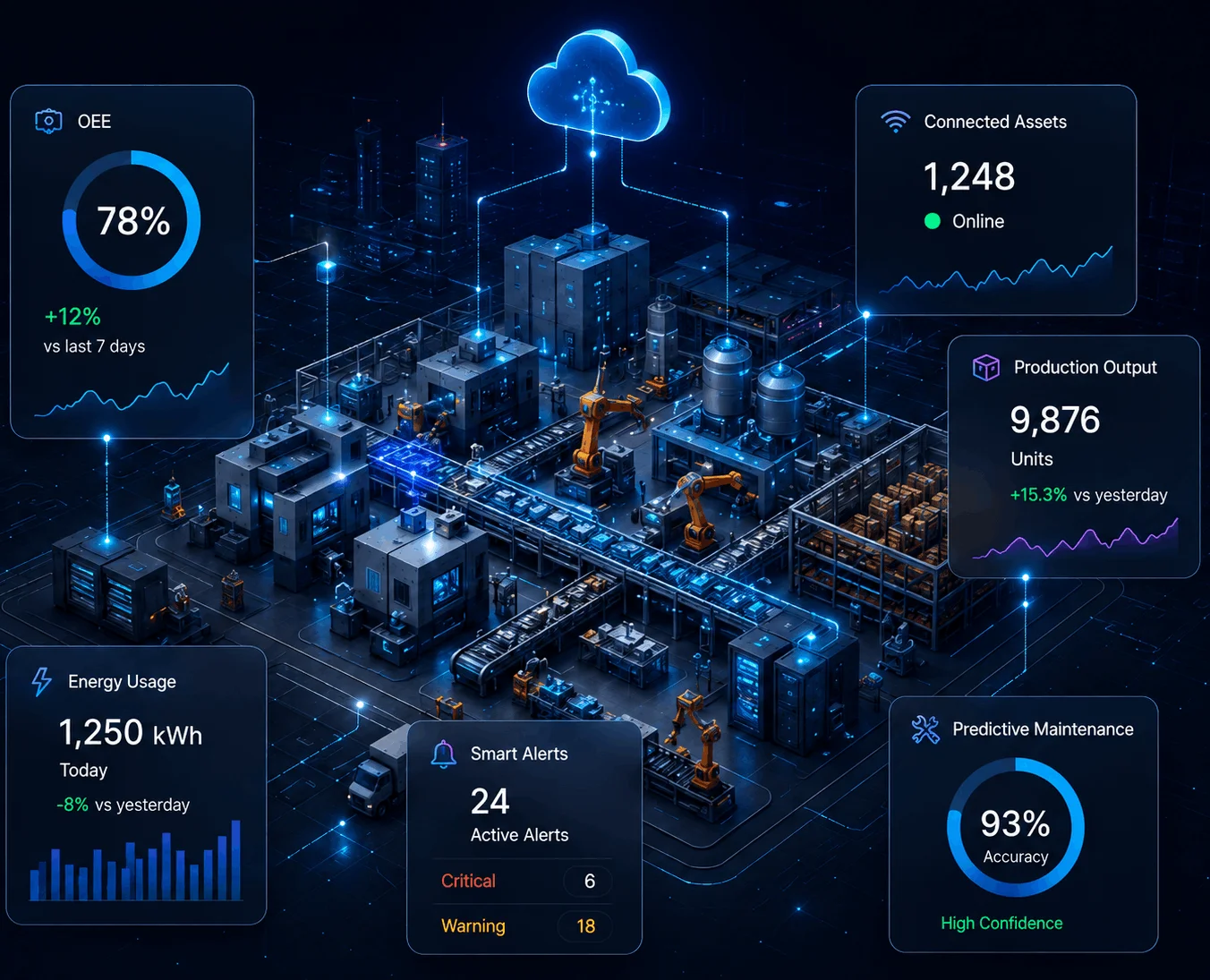 Vivify Soft Tech Industrial IoT Smart Factory Platform